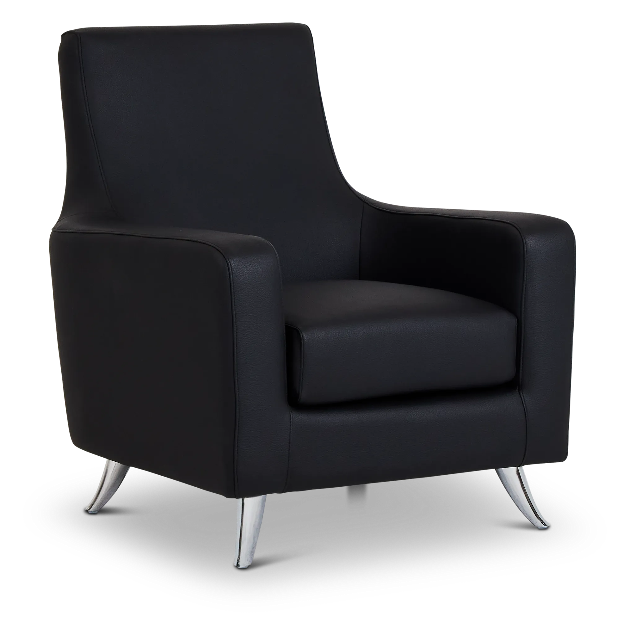 Marquez Black Micro Accent Chair