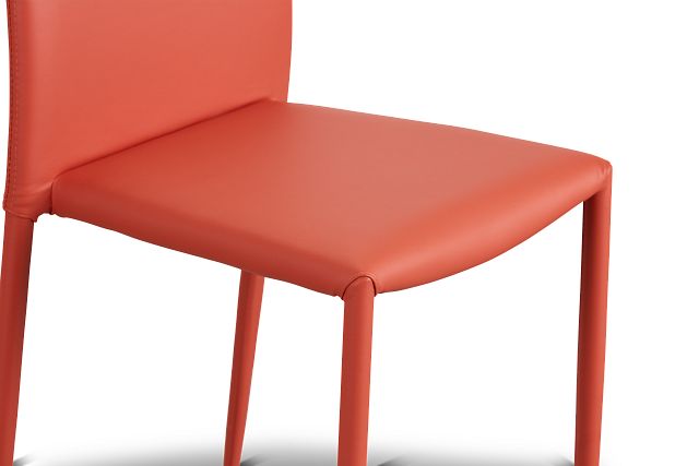 Skyline Orange Upholstered Side Chair