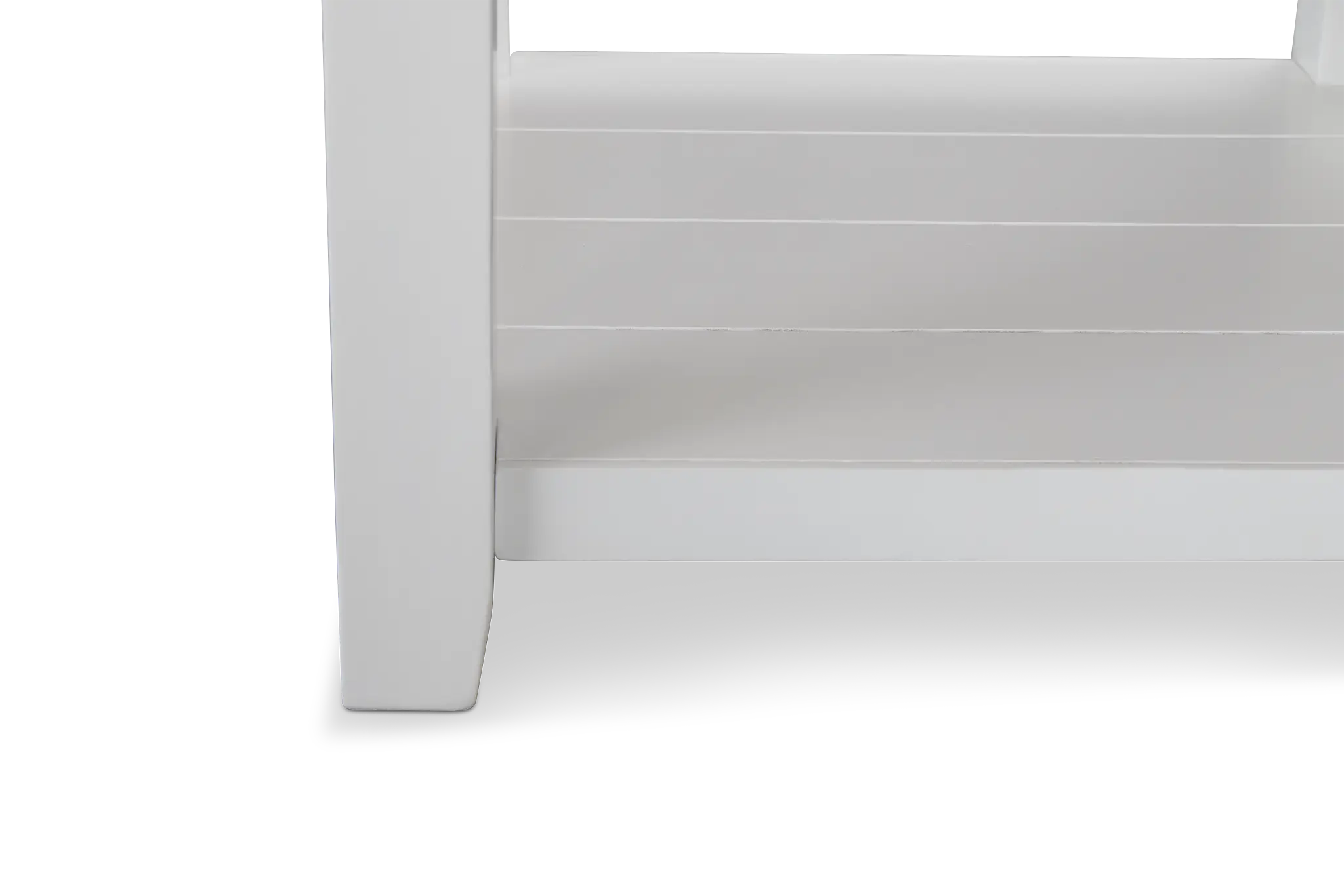 Bismark White Square End Table Bismark White Square End Table