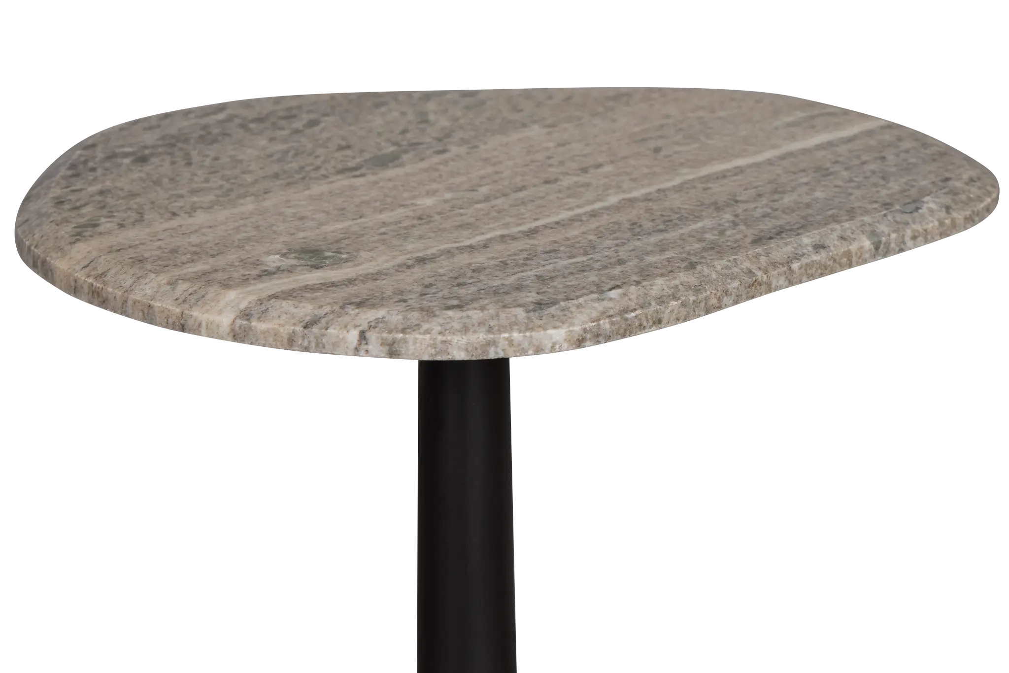 Lital Black Stone Accent Table Lital Black Stone Accent Table