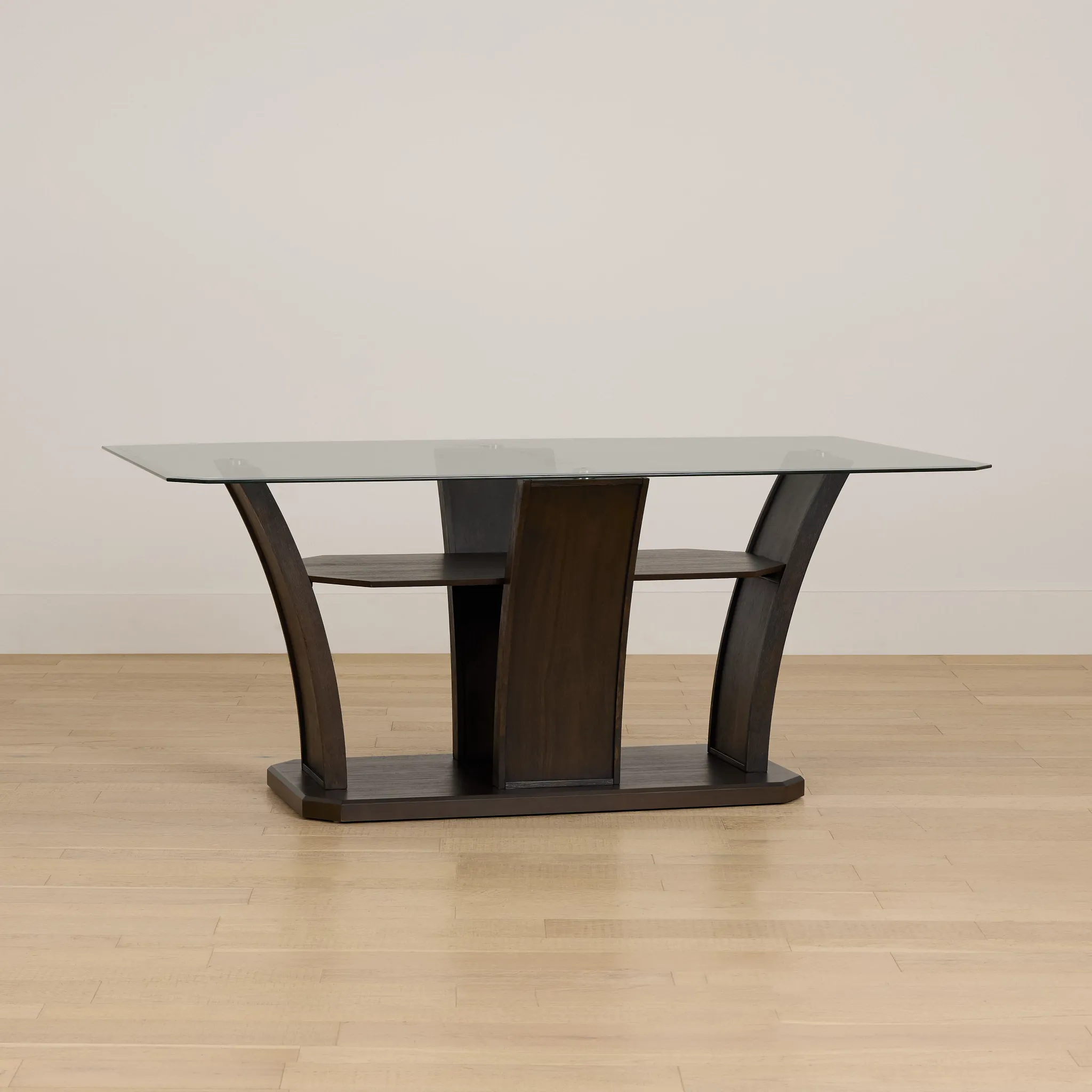 Roswell Glass Rectangular Table