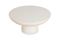 Bolton White Round Coffee Table