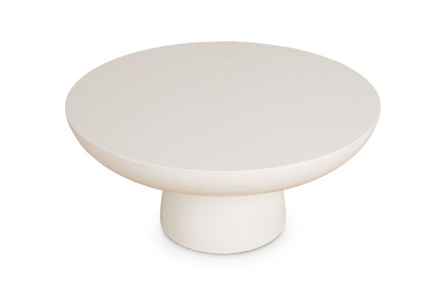 Bolton White Round Coffee Table