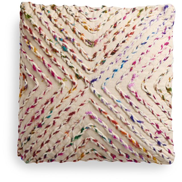 Vargas Multicolored Square Accent Pillow