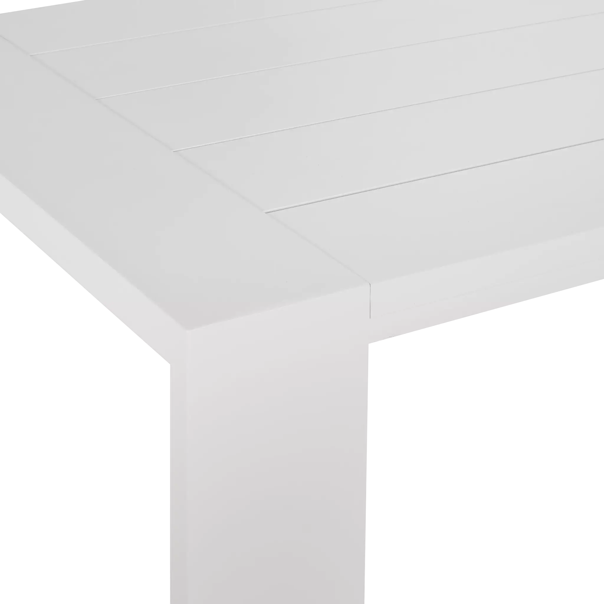 Linear White Dark Gray 70" Aluminum Table & 4 Cushioned Side Chairs Linear White Dark Gray 70" Aluminum Table & 4 Cushioned Side Chairs