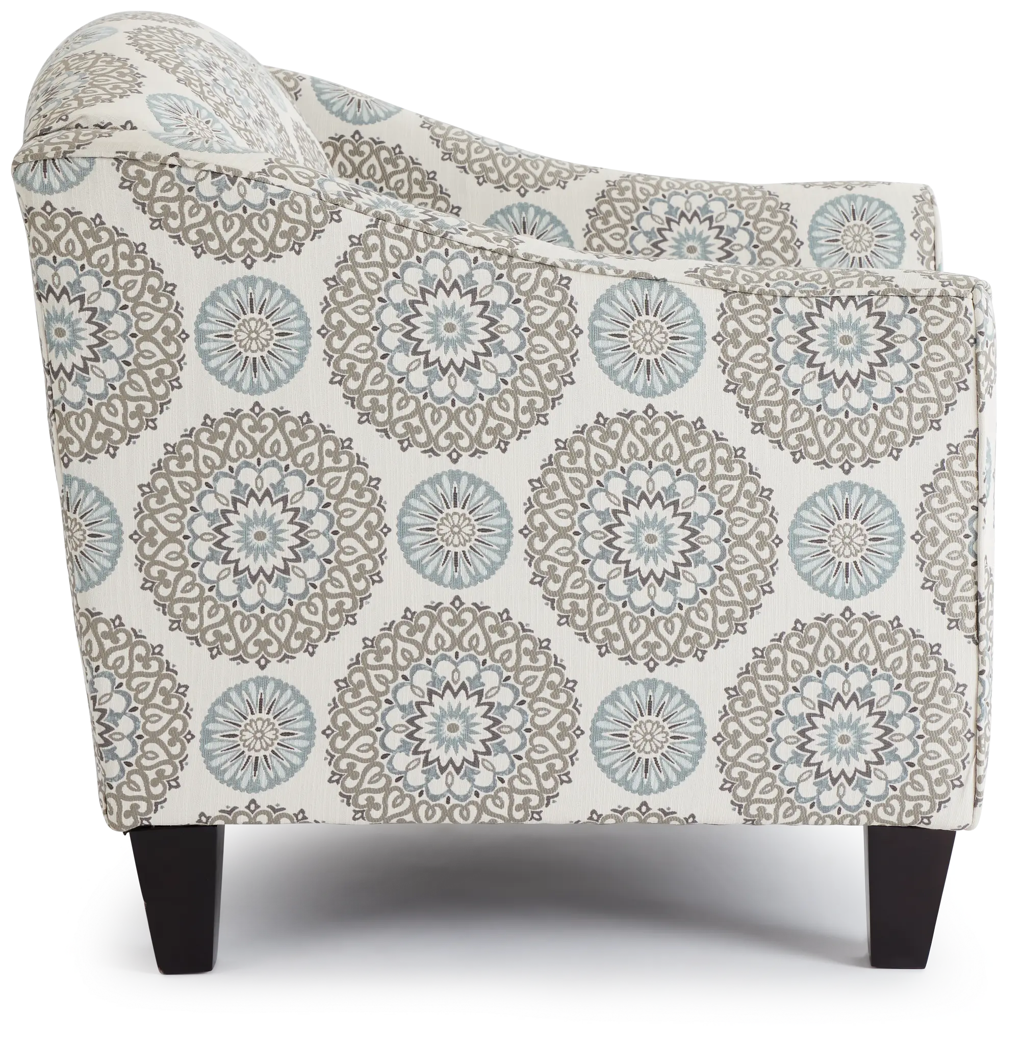 Meadow Multicolored Fabric Accent Chair Meadow Multicolored Fabric Accent Chair