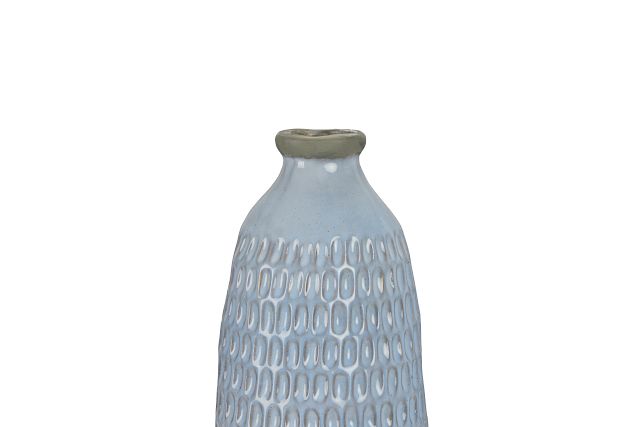 Celeste Blue Medium Vase