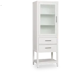 Alden White Linen Cabinet