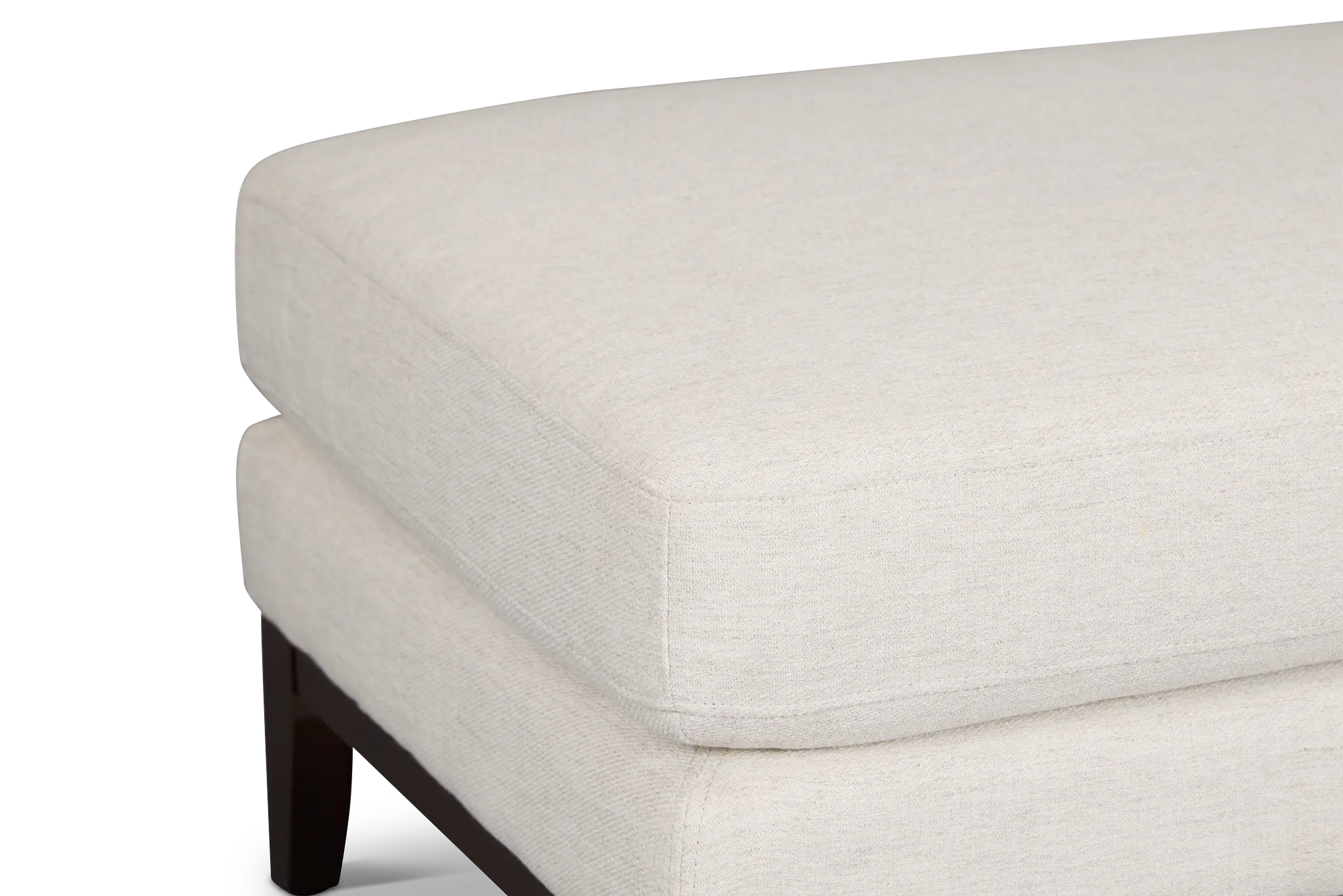 Wesley Light Beige Fabric Ottoman Wesley Light Beige Fabric Ottoman