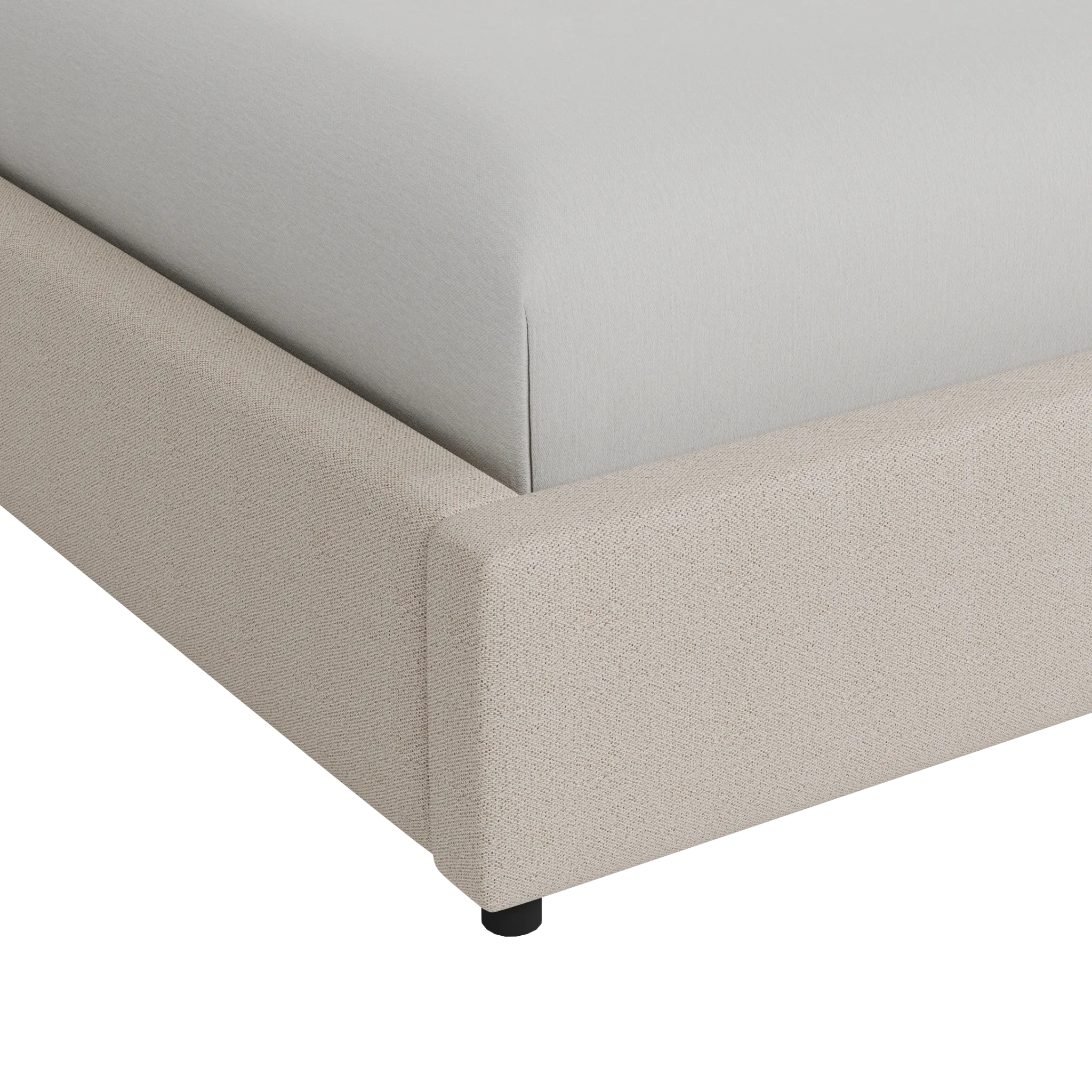 Grayton Gellar Brown 54" Upholstered Platform Bed