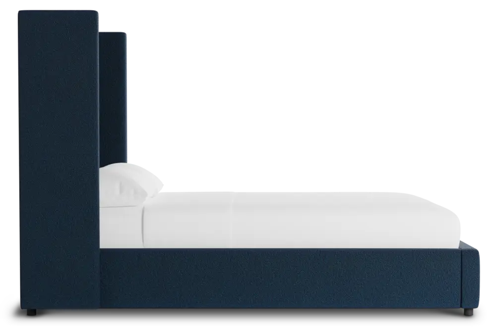 Captiva Elite Navy 60" Upholstered Shelter Bed Captiva Elite Navy 60" Upholstered Shelter Bed