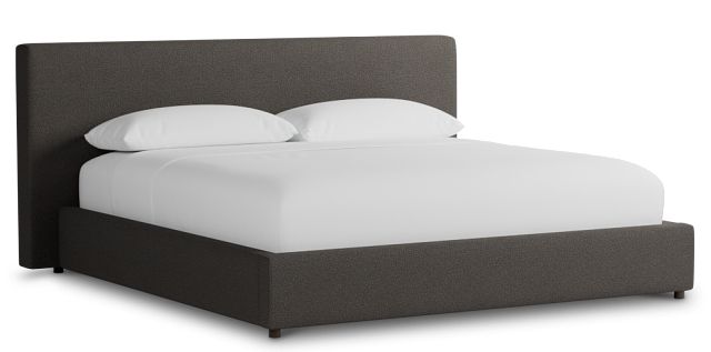 Grayton Elite Dark Gray 44" Upholstered Platform Bed