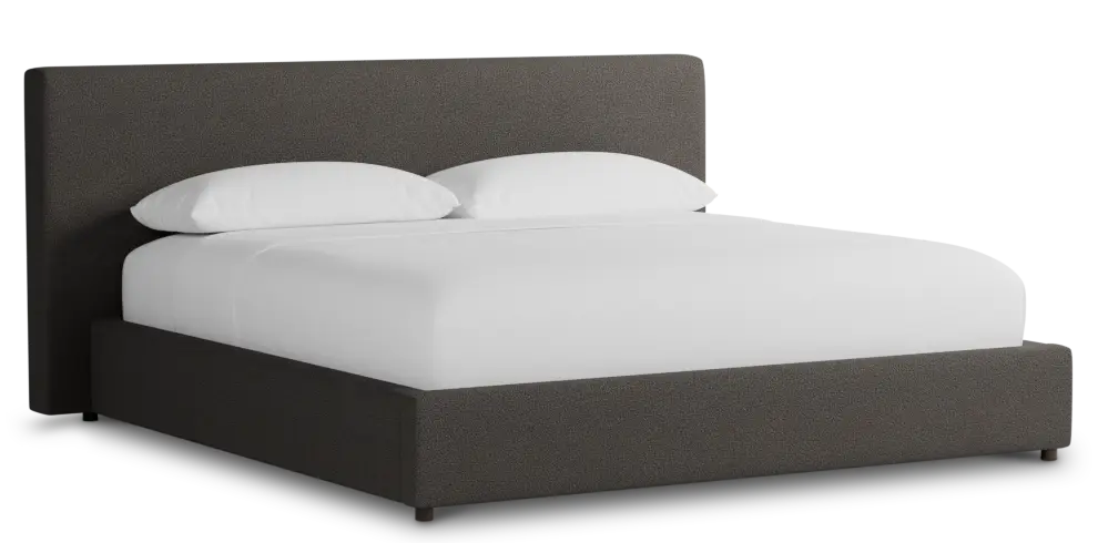 Grayton Elite Dark Gray 44" Upholstered Platform Bed Grayton Elite Dark Gray 44" Upholstered Platform Bed