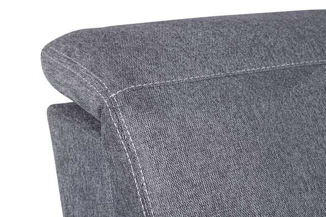 Callum Dark Gray Fabric Reclining Sofa
