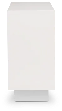 Camila White Rect Sofa Table