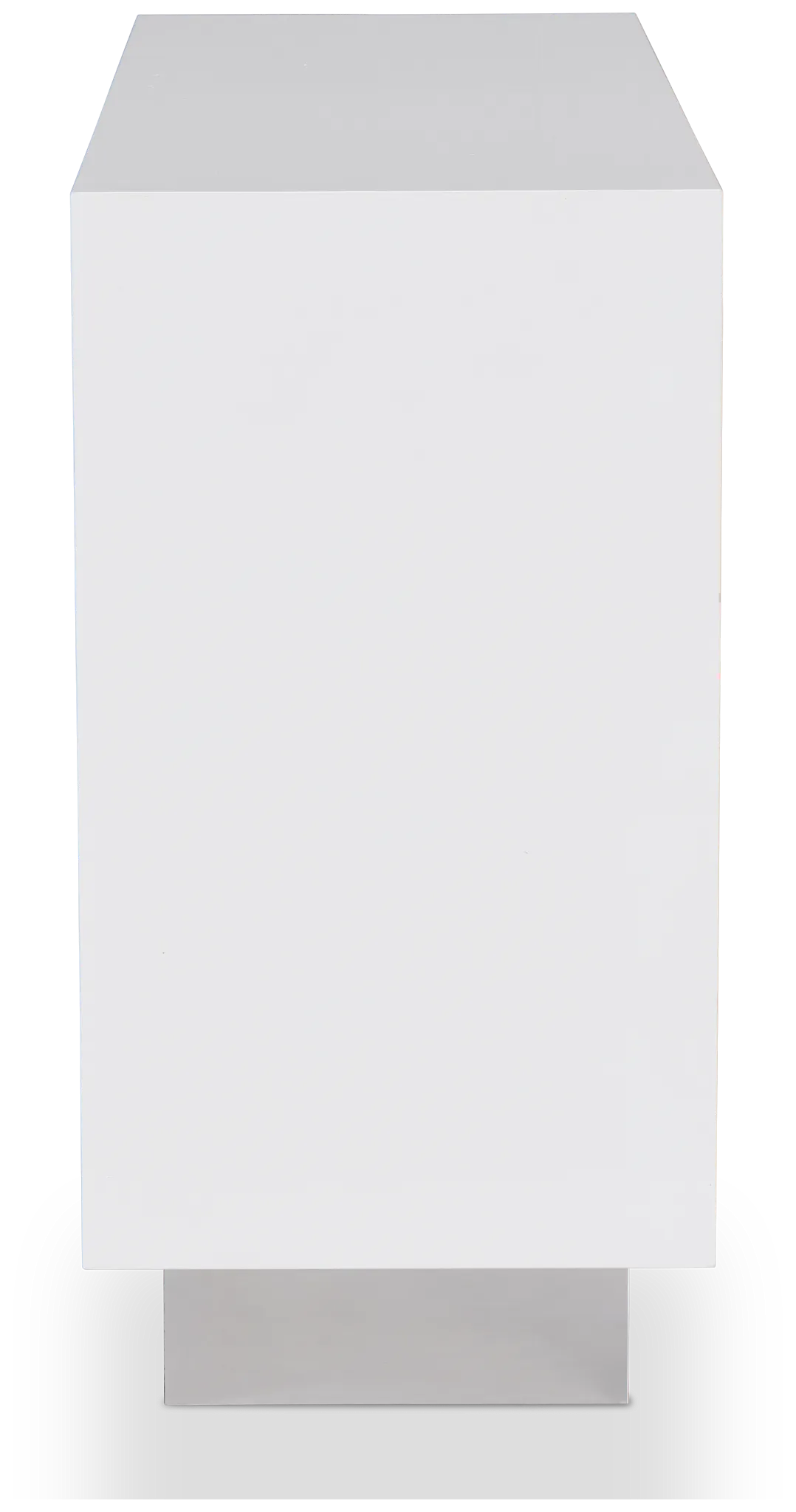 Camila White Rect Sofa Table