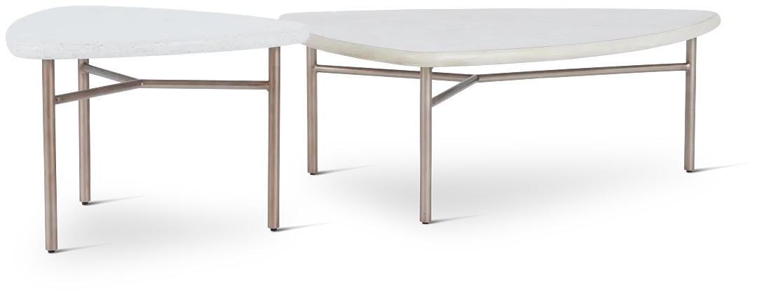 Marseilles Two-tone Bunching Cocktail Table