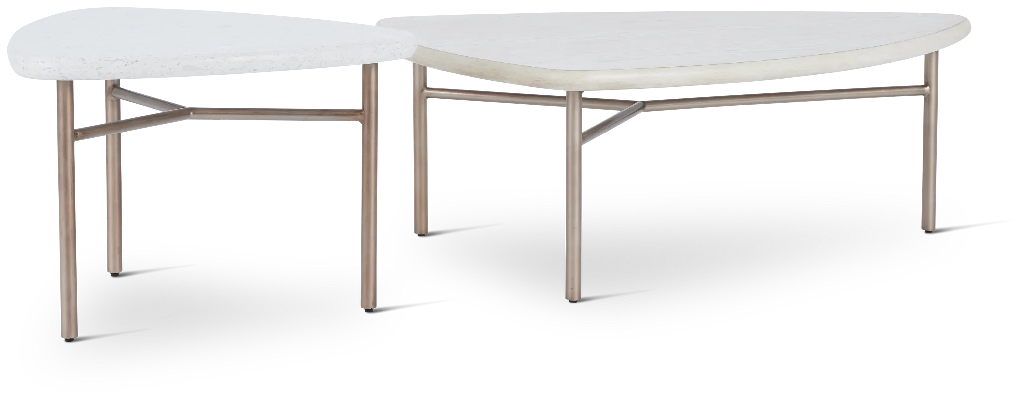 Marseilles Two-tone Bunching Cocktail Table
