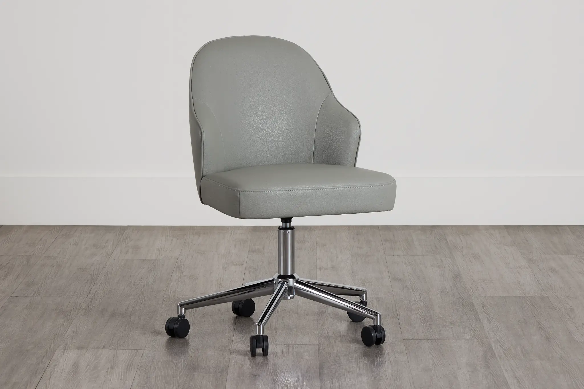 Paige Light Gray Swivel Desk Chair Paige Light Gray Swivel Desk Chair