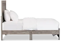 Ollie Gray Panel Bed