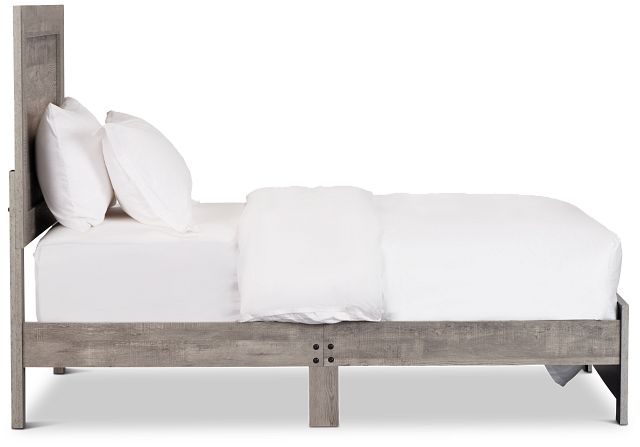 Ollie Gray Panel Bed