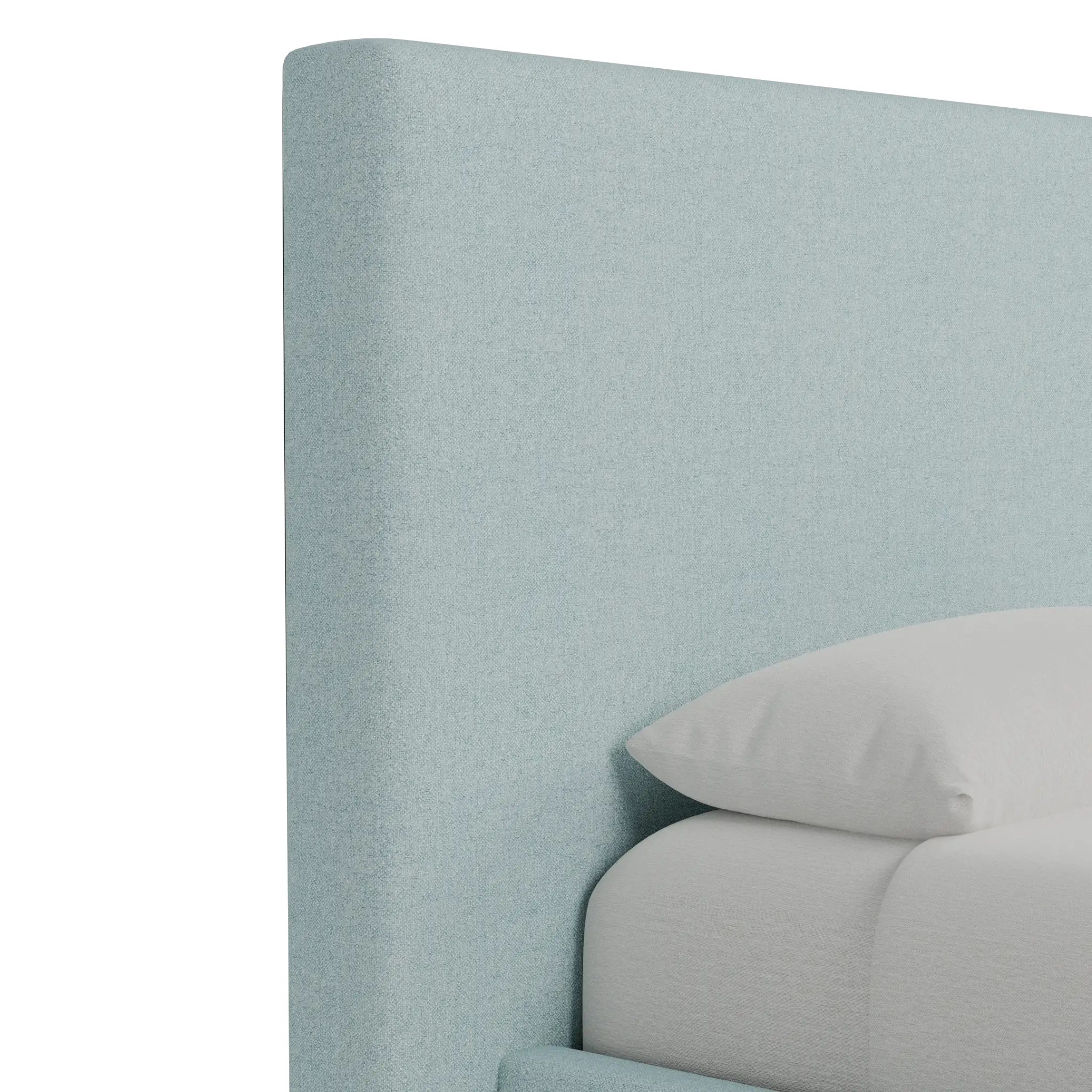 Grayton Elite Light Blue 54" Upholstered Platform Bed Grayton Elite Light Blue 54" Upholstered Platform Bed