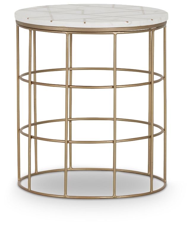 Arielle Marble Accent Table