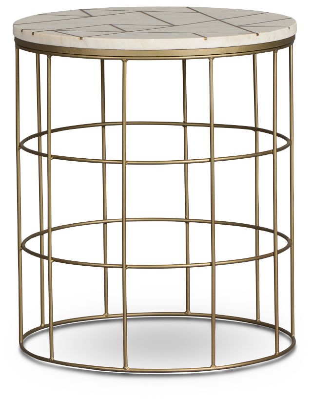 Arielle Marble Accent Table