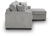 Blakely Gray Fabric Small Right Chaise Storage Sleeper Sectional