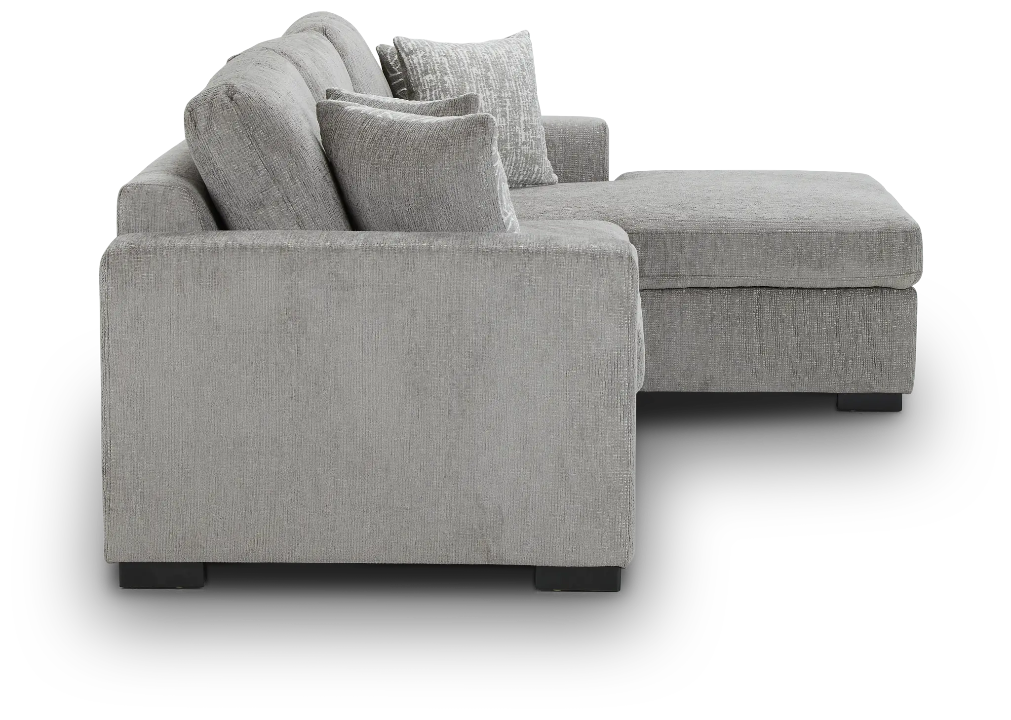 Blakely Gray Fabric Right Chaise Storage Sectional Blakely Gray Fabric Right Chaise Storage Sectional