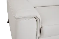 Pearson White Leather Sofa