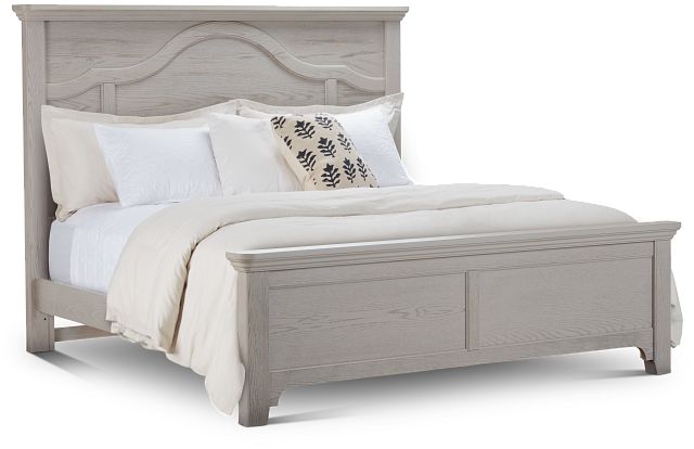 Bungalow Gray Panel Bed (1)