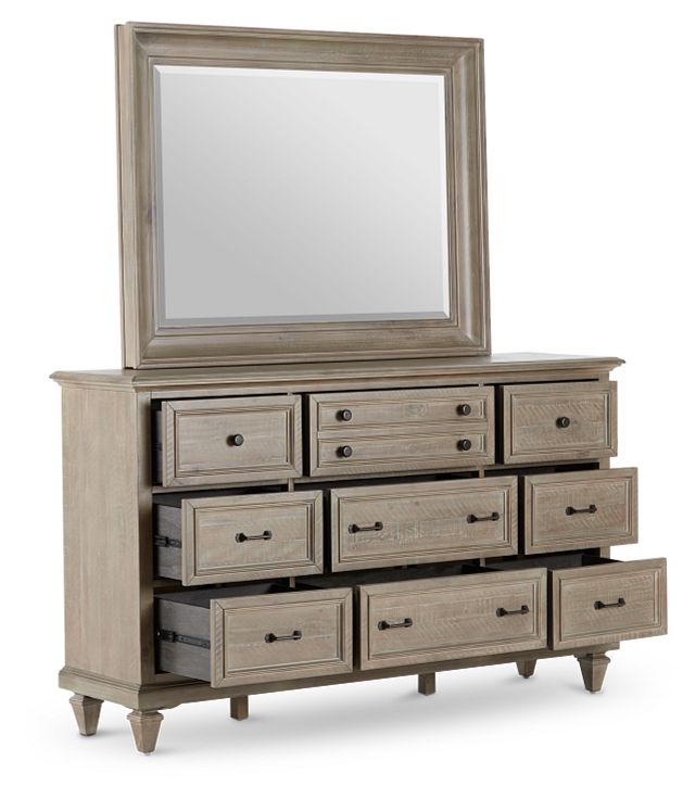 Sonoma Light Tone Dresser & Mirror (7)