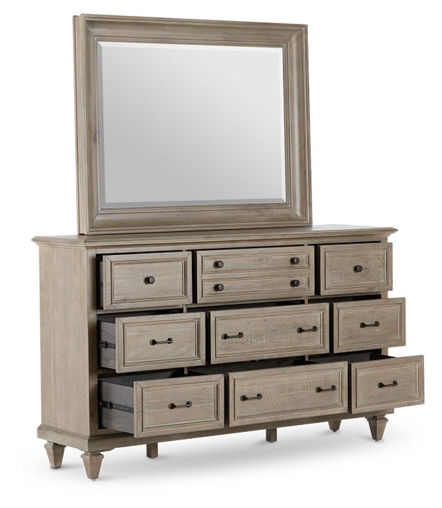 Sonoma Light Tone Dresser & Mirror