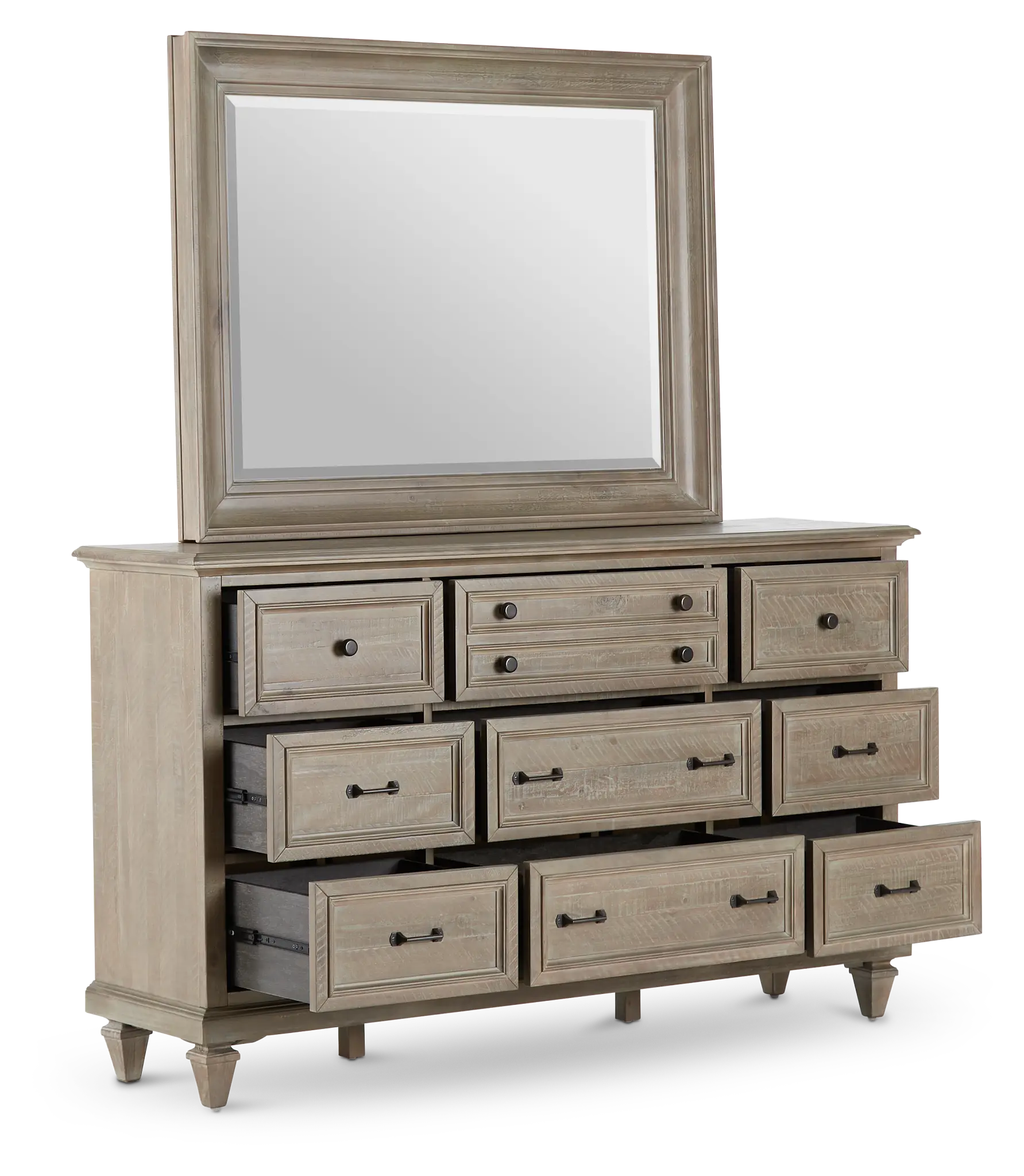 Sonoma Light Tone Dresser & Mirror Sonoma Light Tone Dresser & Mirror