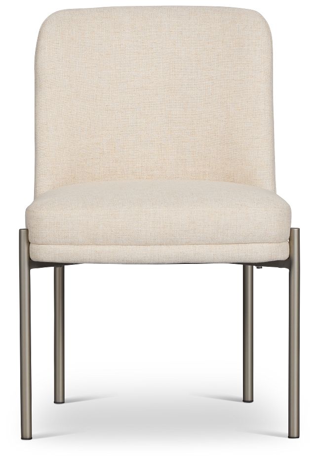 Avondale Light Beige Upholstered Side Chair