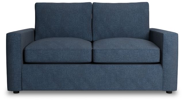 Siesta Maguire Blue Fabric Loveseat