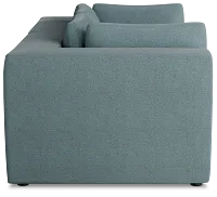 Destin Sutton Blue Fabric 2 Piece Modular Sofa