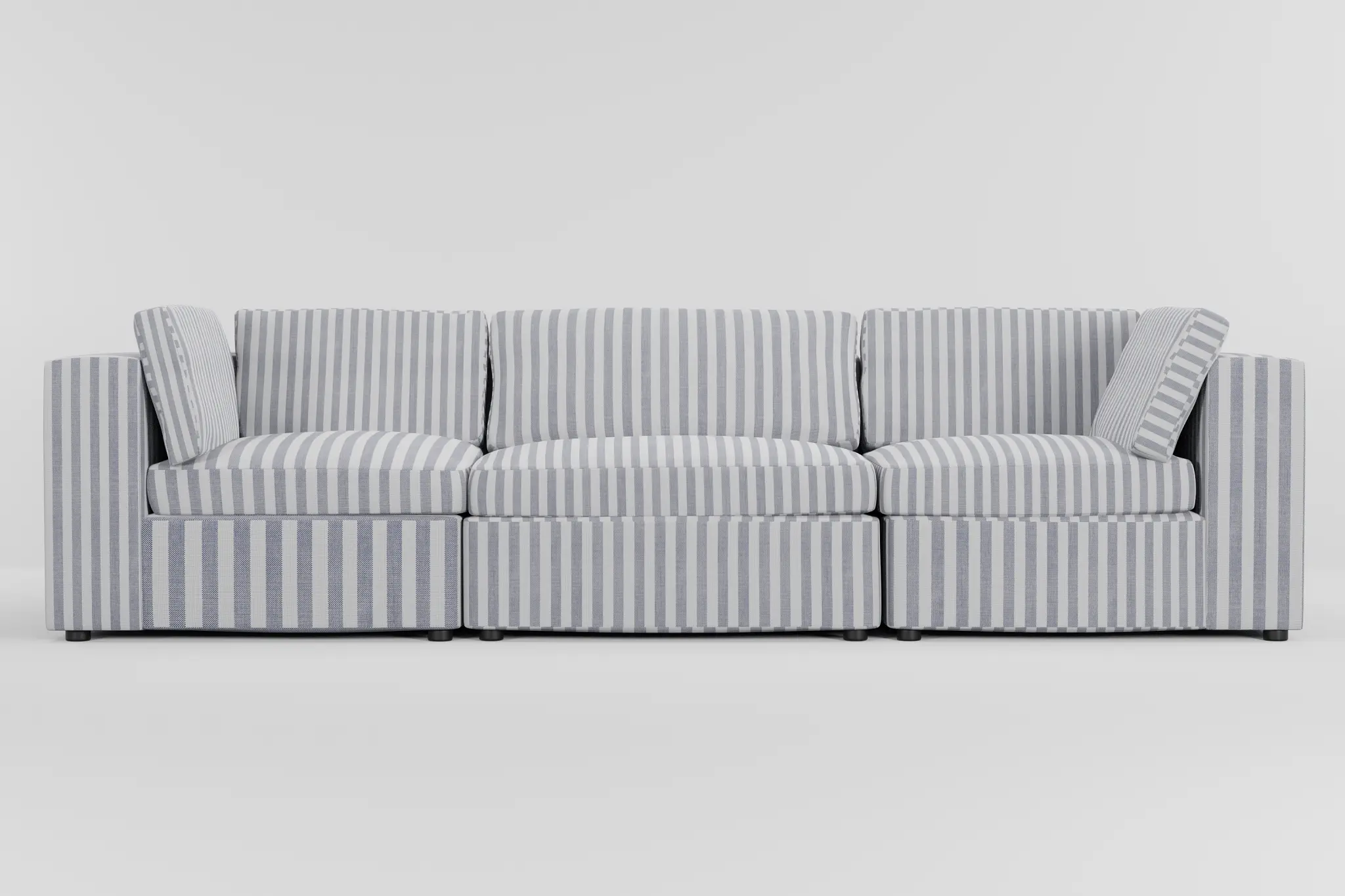 Destin Sea Lane Dark Blue Fabric 3-piece Modular Sofa Destin Sea Lane Dark Blue Fabric 3-piece Modular Sofa