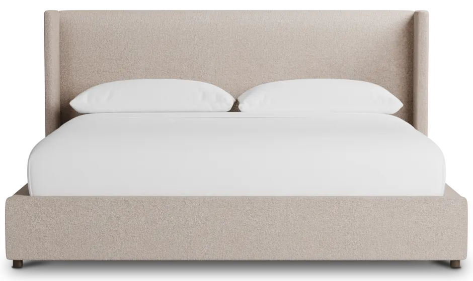 Captiva Elite Light Taupe 48" Upholstered Shelter Bed