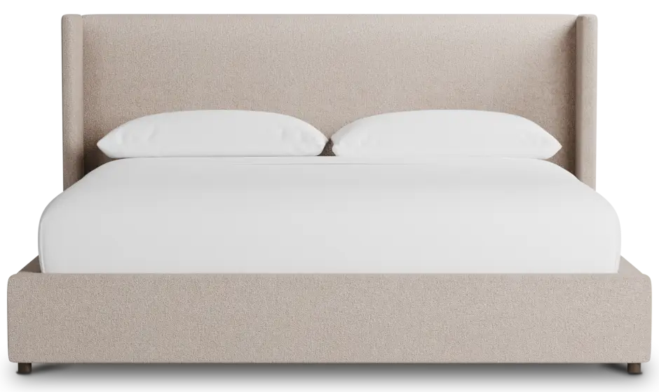 Captiva Elite Light Taupe 48" Upholstered Shelter Bed Captiva Elite Light Taupe 48" Upholstered Shelter Bed