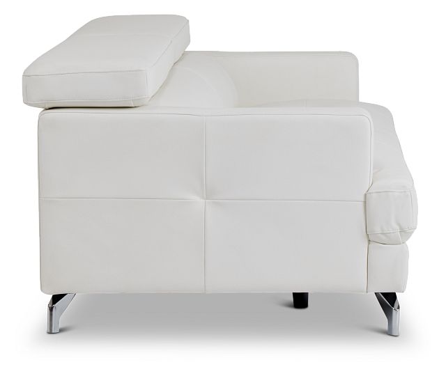 Marquez White Micro Sofa (3)