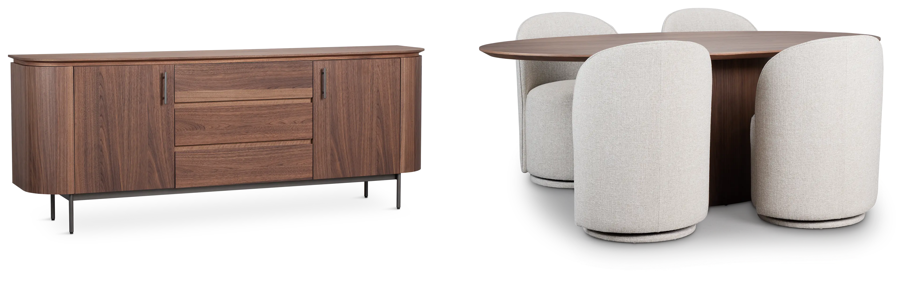 Nomad Mid Tone 78" Dining Room Nomad Mid Tone 78" Dining Room