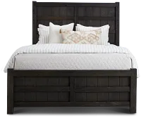 Salt Lake Dark Tone Panel Bed