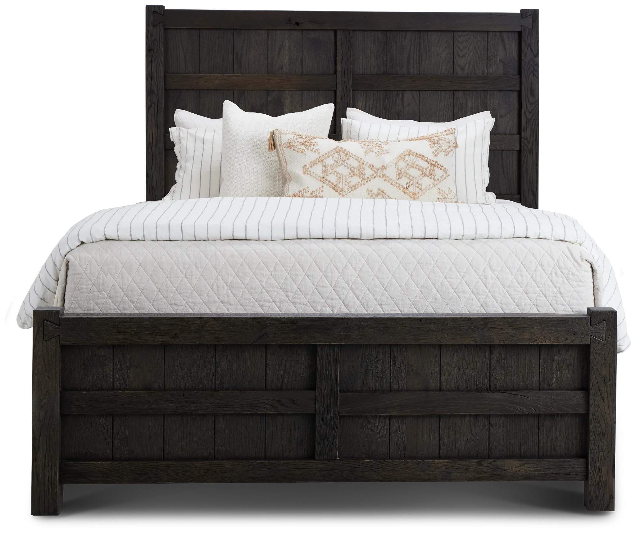Salt Lake Dark Tone Panel Bed