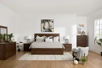 Atlantic Mid Tone Panel Bed