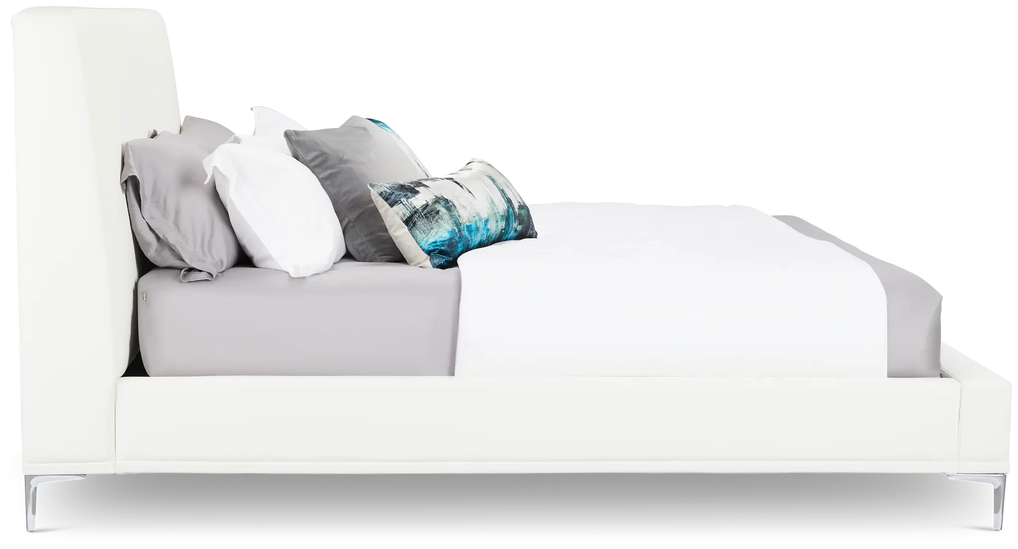 Emit White Micro Panel Bed Emit White Micro Panel Bed