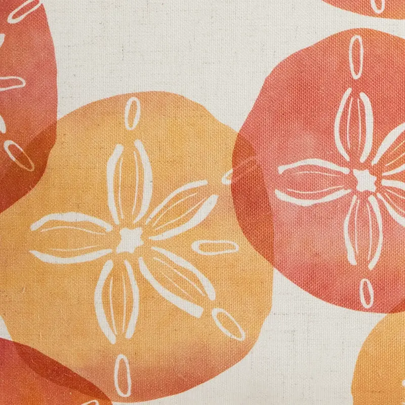 ORANGE Sand Dollar Orange 20" Accent Pillow