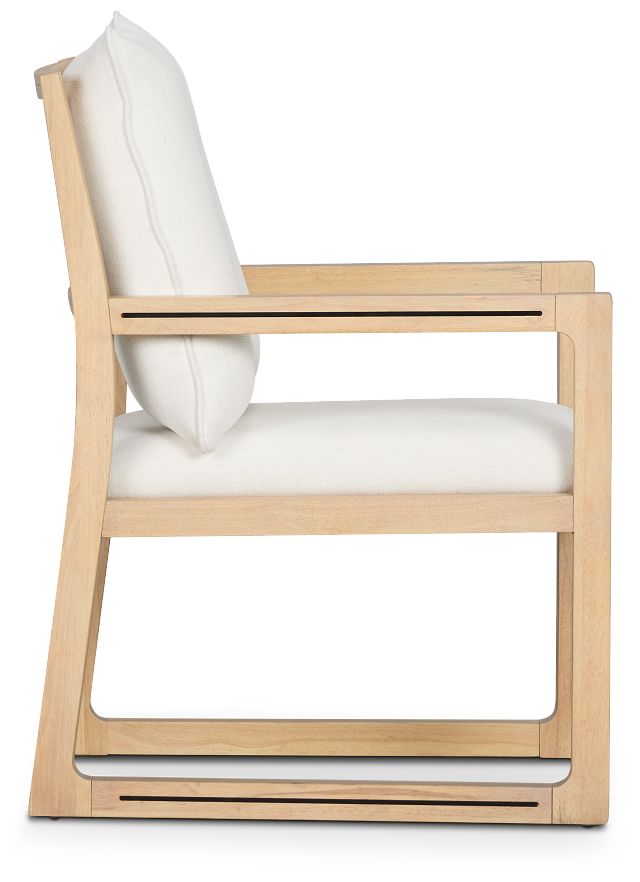 Highland Light Tone Upholstered Arm Chair