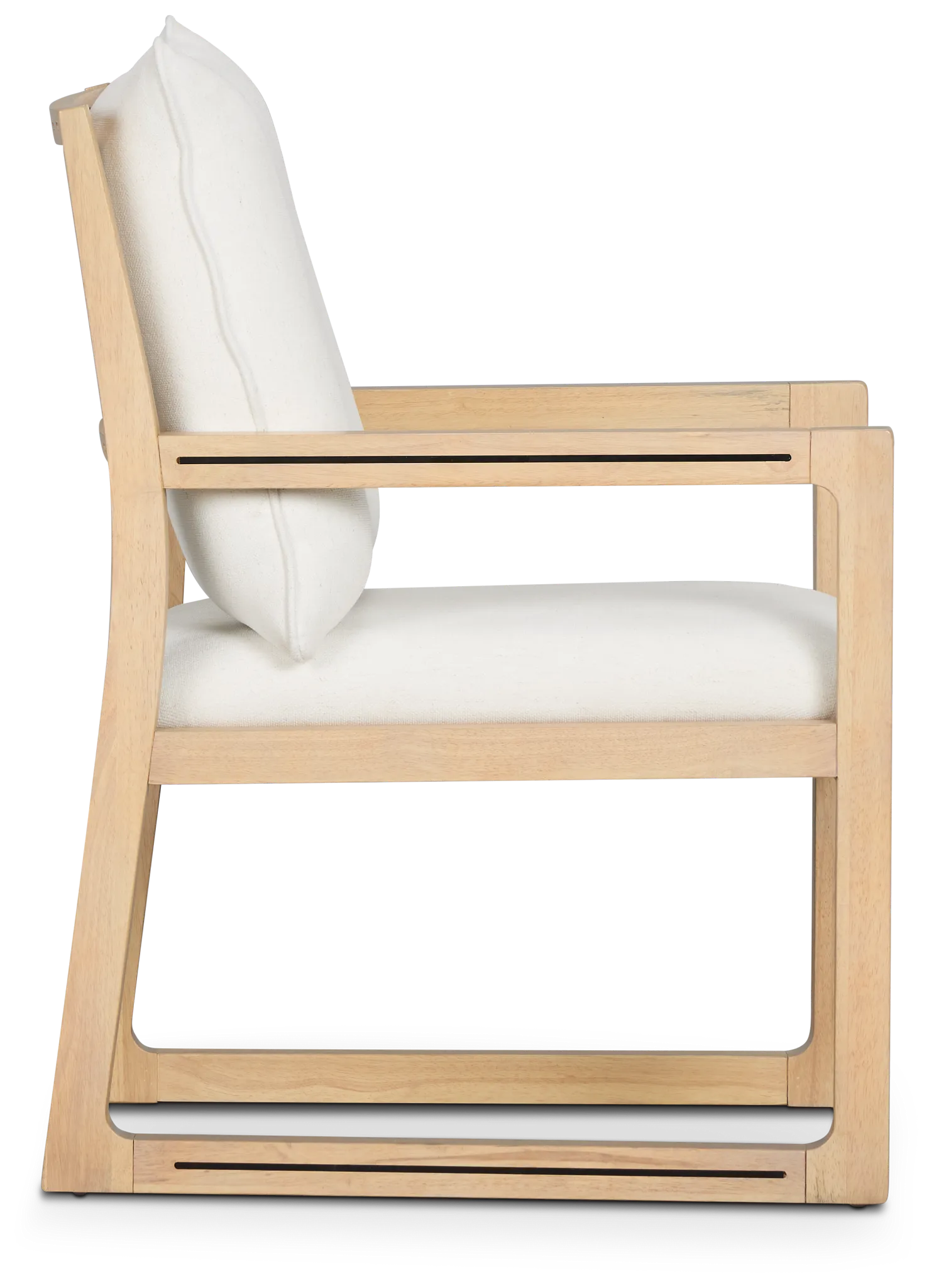 Highland Light Tone Upholstered Arm Chair